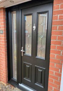 Palladio composite door exterior in black
