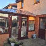 Conservatory roof outside before work