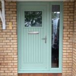 Front door of house in Kilmarnock