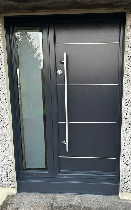 Palladio exterior door in anthracite grey