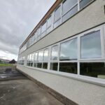 Logan Primary School, Cumnock: new double glazed windows and doors